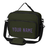 Custom Olive Light Purple Lunch Bag