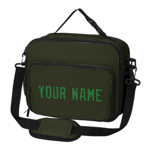 Custom Olive Emerald Green Lunch Bag