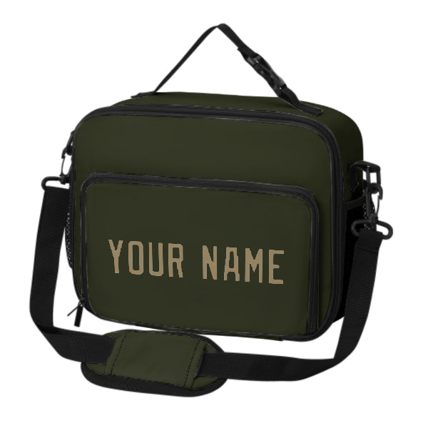 Custom Olive Light Khaki Lunch Bag