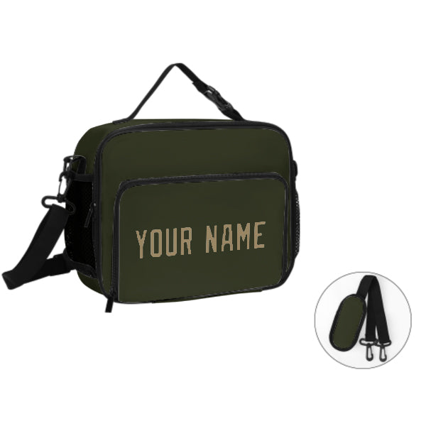 Custom Olive Light Khaki Lunch Bag