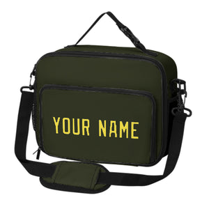 Custom Olive Light Yellow Lunch Bag
