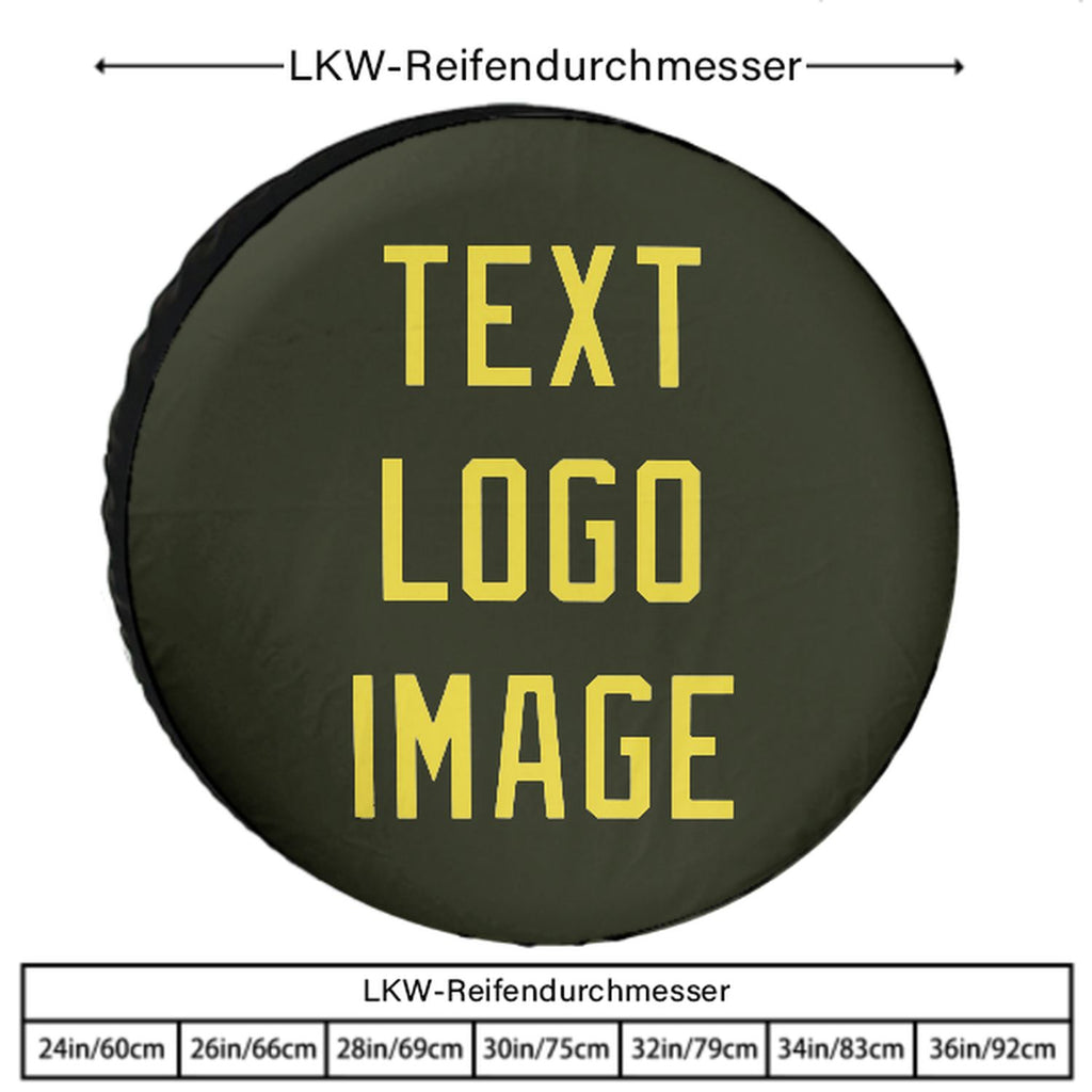 Custom Olive Light Yellow Truck Tires