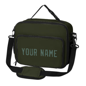 Custom Olive Blue Green Lunch Bag