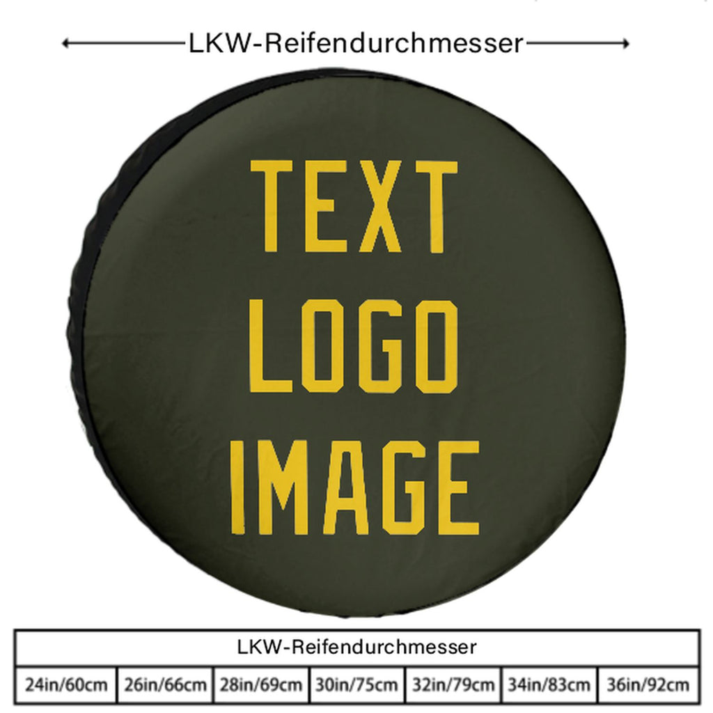 Custom Olive Gold Truck Tires