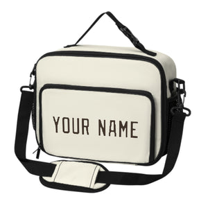 Custom Cream Brown Lunch Bag