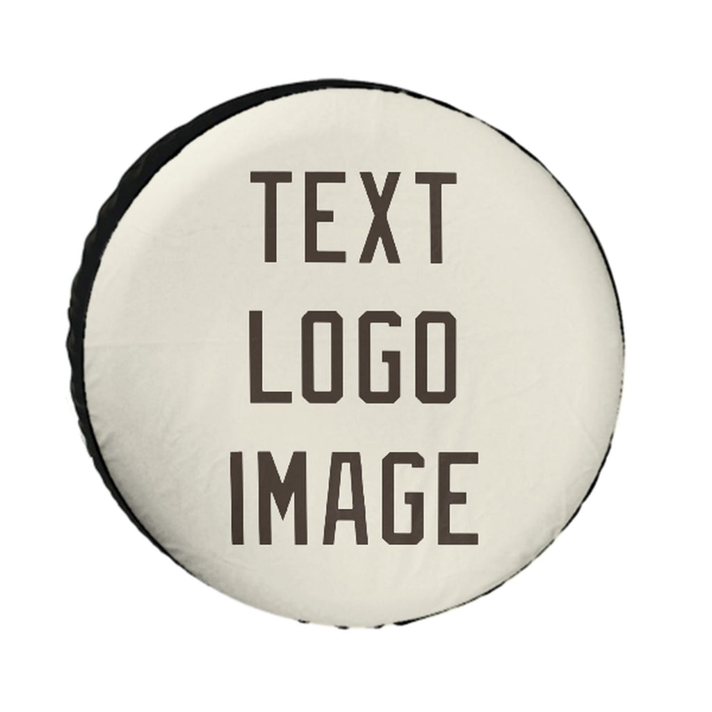 Custom Cream Brown Truck Tires