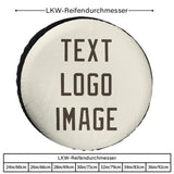 Custom Cream Brown Truck Tires