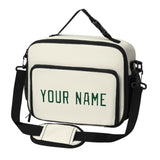 Custom Cream Green Lunch Bag