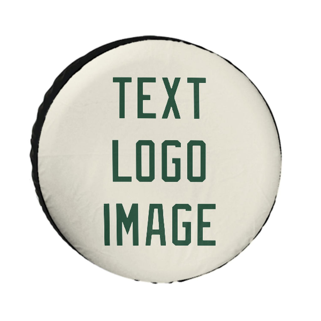 Custom Cream Green Truck Tires