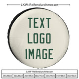 Custom Cream Green Truck Tires