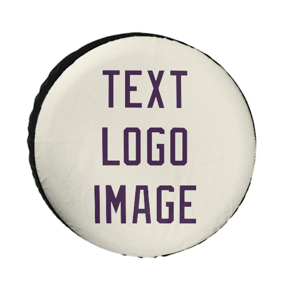 Custom Cream Purple Truck Tires