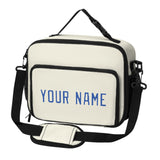 Custom Cream Sky Blue Lunch Bag