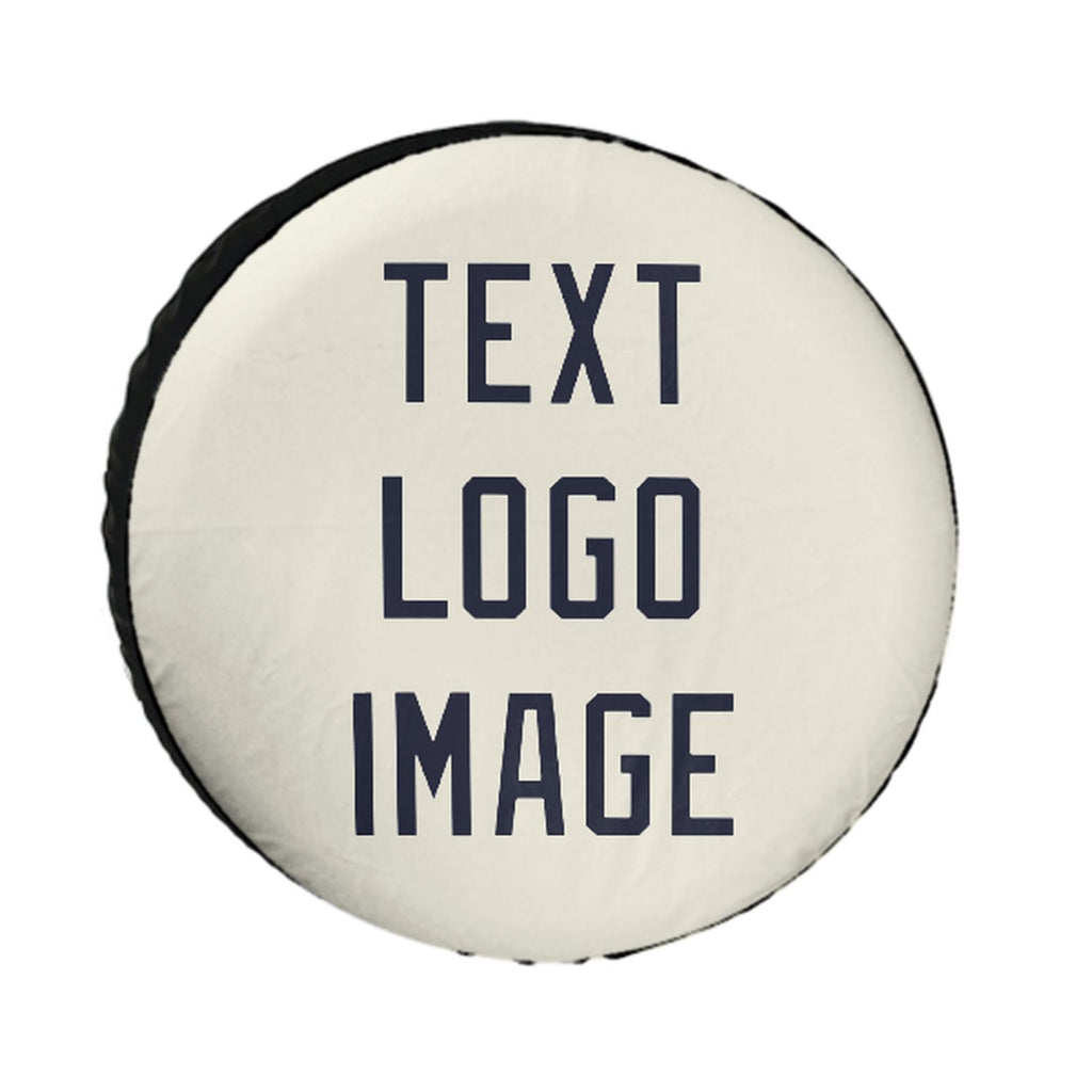 Custom Cream Navy Truck Tires