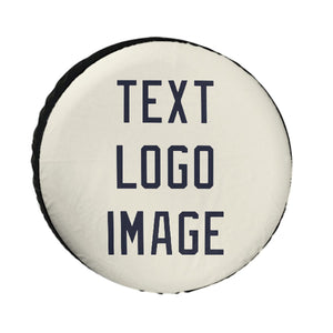 Custom Cream Navy Truck Tires