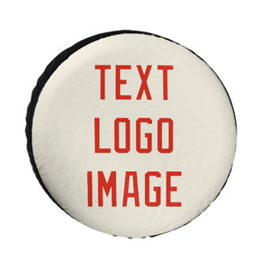 Custom Cream Orange Red Truck Tires