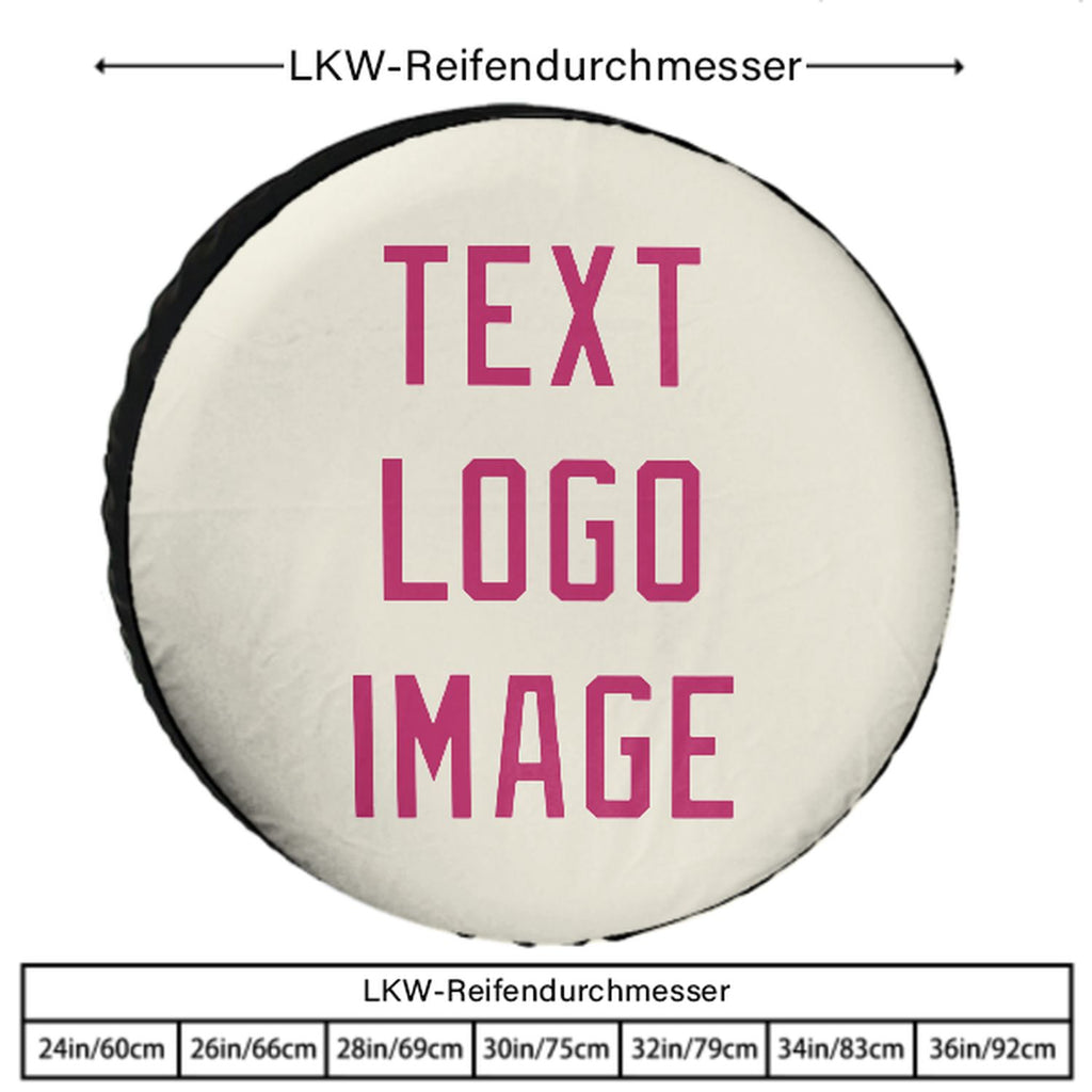 Custom Cream Pink Truck Tires