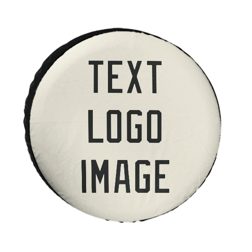 Custom Cream Black Truck Tires