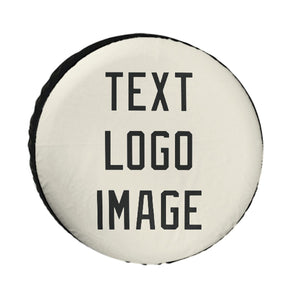 Custom Cream Black Truck Tires