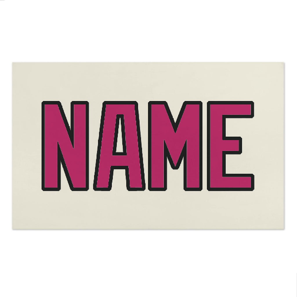 Custom Cream Pink Beach Towel