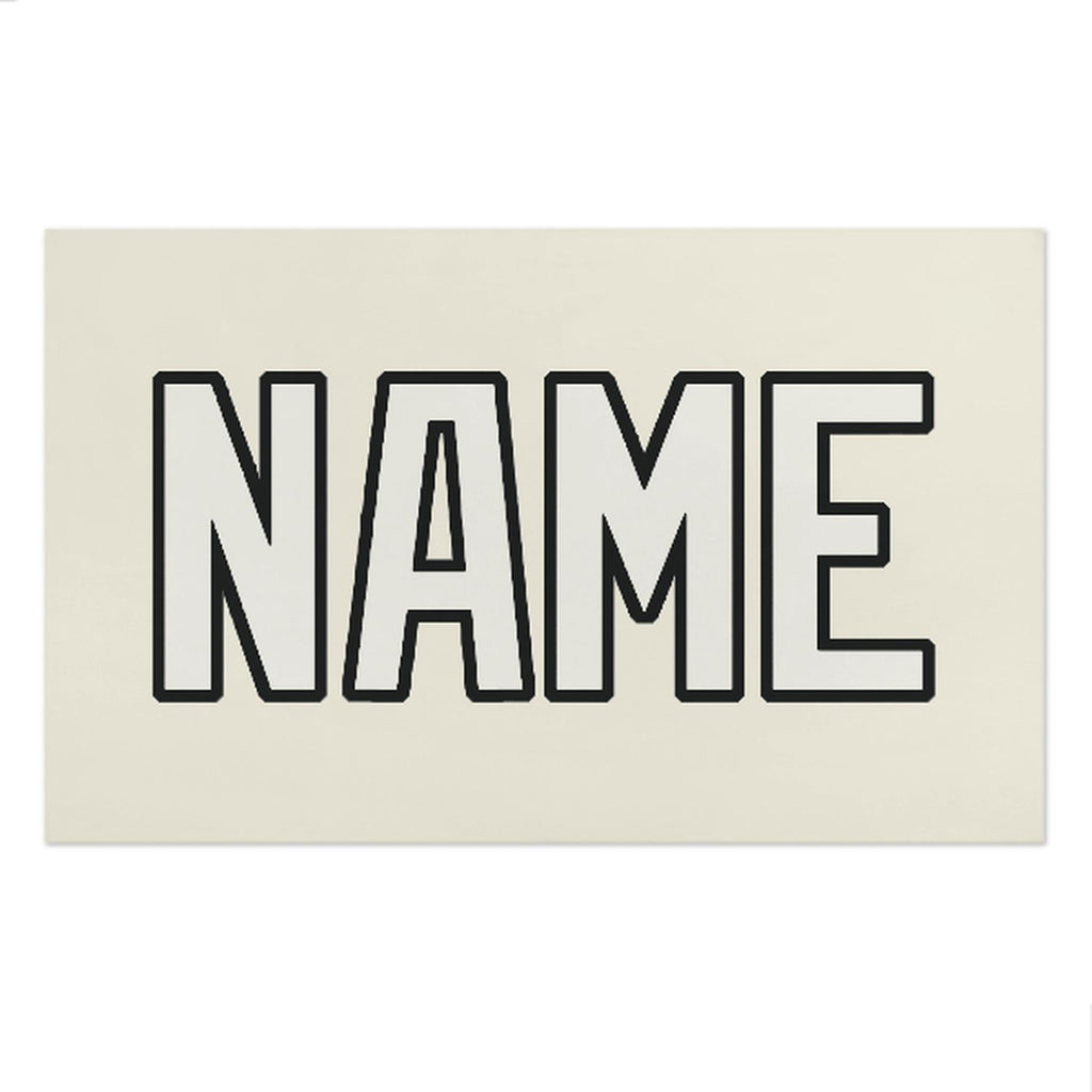 Custom Cream White Beach Towel