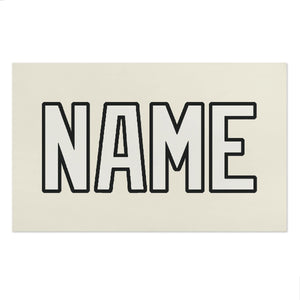 Custom Cream White Beach Towel