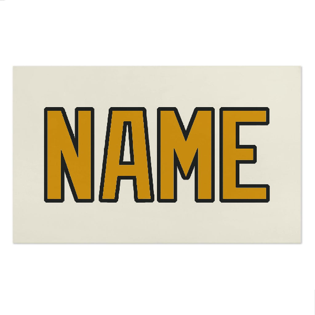 Custom Cream Yellow Beach Towel