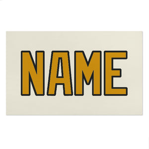 Custom Cream Yellow Beach Towel