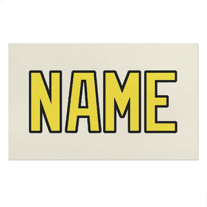 Custom Cream Light Yellow Beach Towel