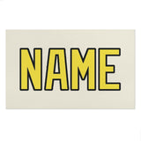 Custom Cream Light Yellow Beach Towel