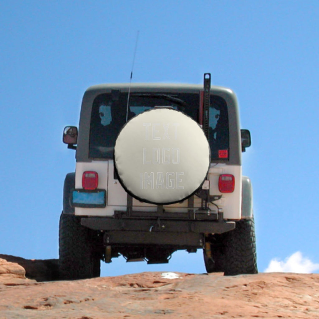 Custom Cream White Truck Tires