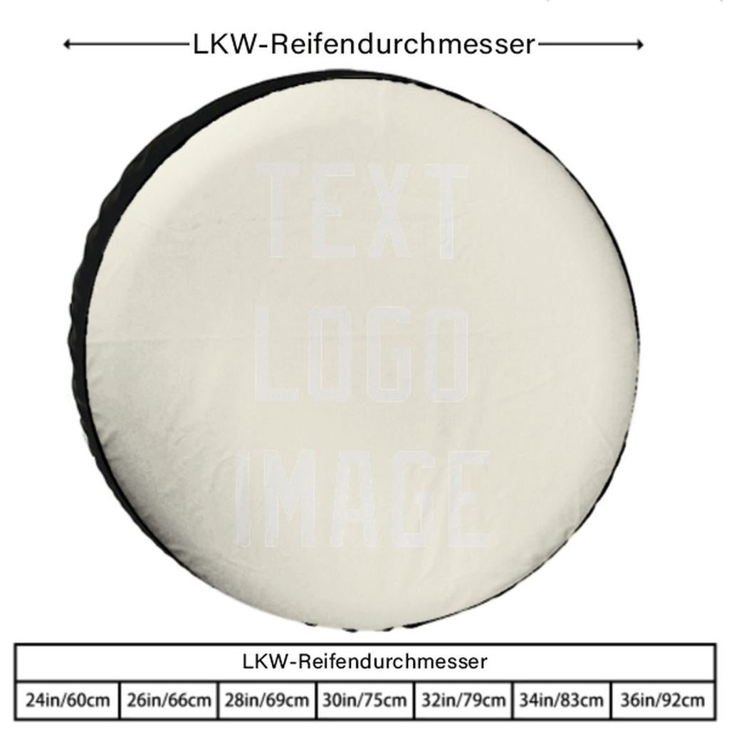 Custom Cream White Truck Tires