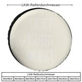 Custom Cream White Truck Tires