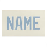 Custom Cream Light Blue Beach Towel