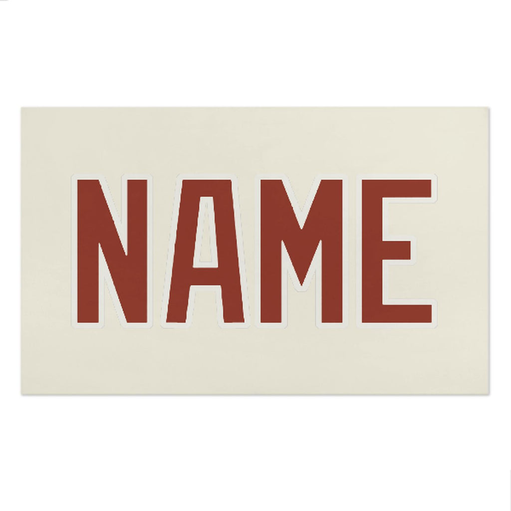 Custom Cream Coral Red Beach Towel