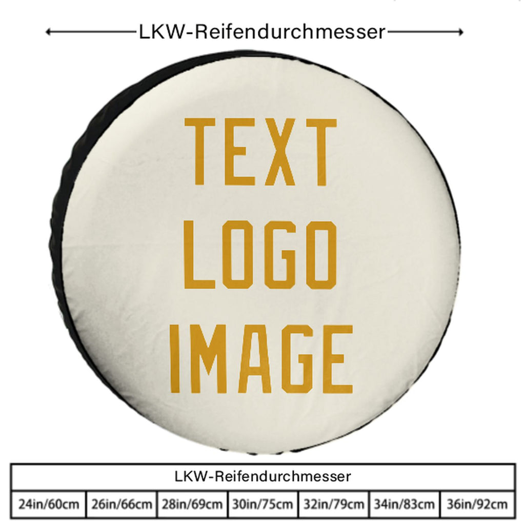 Custom Cream Yellow Truck Tires