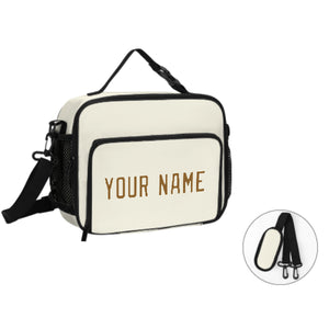 Custom Cream Khaki Lunch Bag