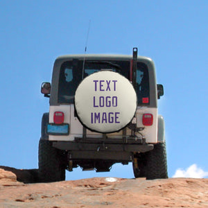 Custom Cream Light Purple Truck Tires