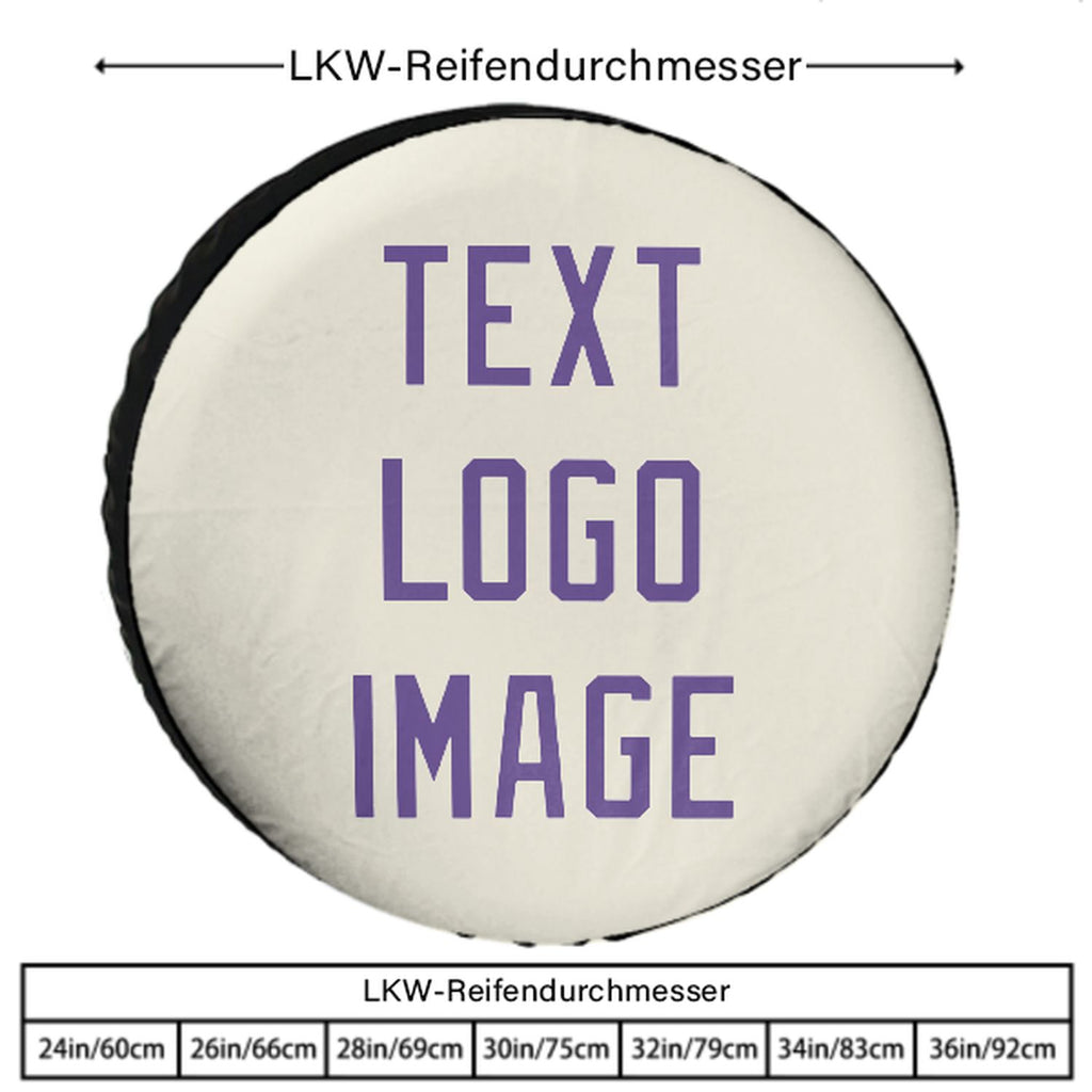 Custom Cream Light Purple Truck Tires