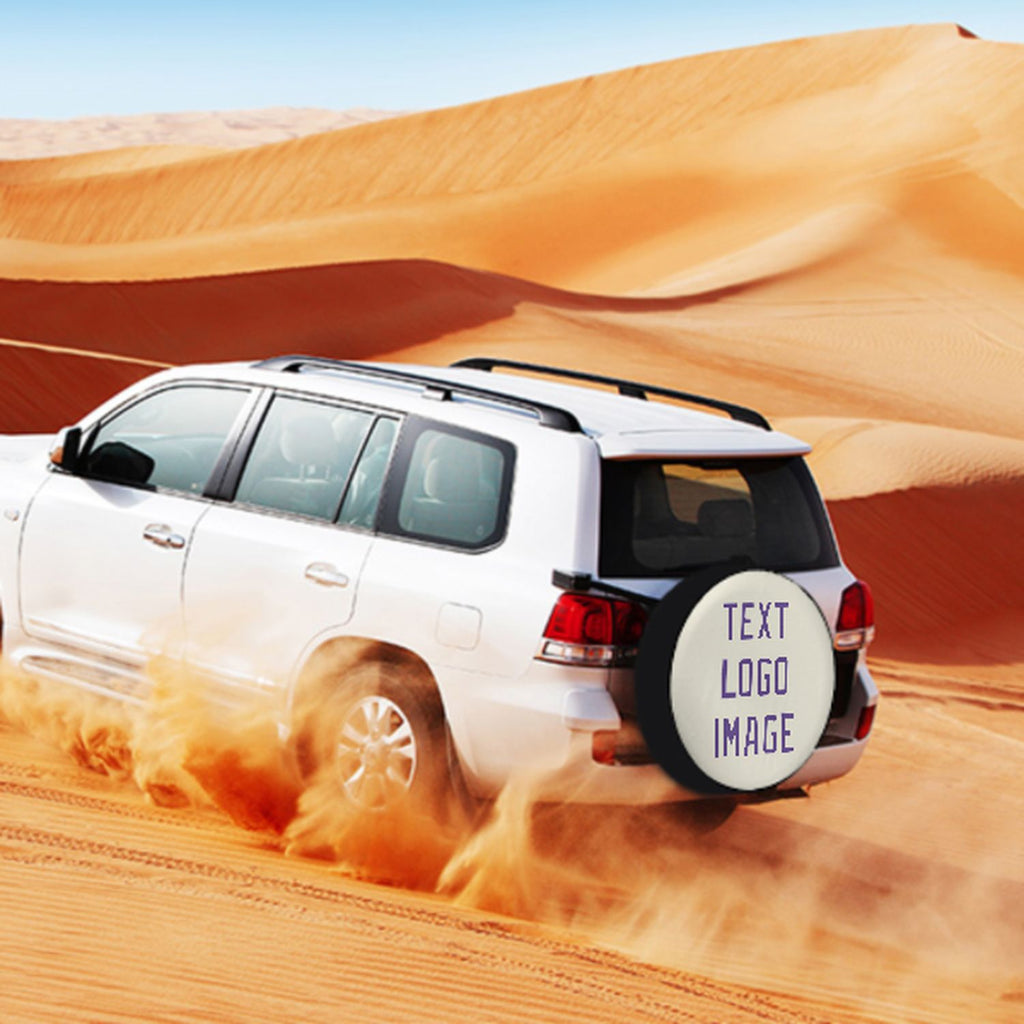 Custom Cream Light Purple Truck Tires