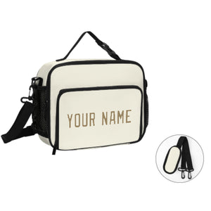 Custom Cream Light Khaki Lunch Bag