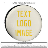 Custom Cream Gold Truck Tires