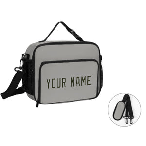 Custom Gray Olive Lunch Bag