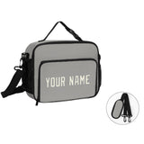 Custom Gray Cream Lunch Bag