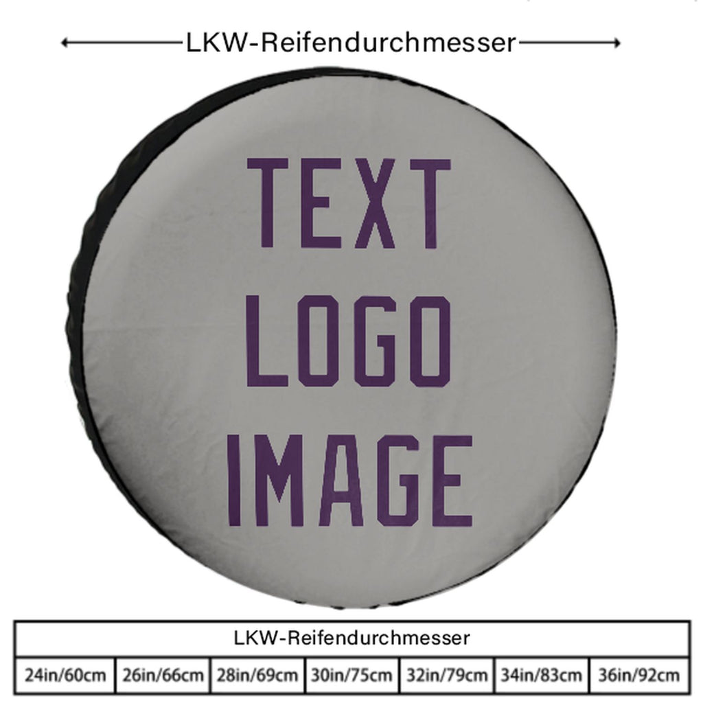 Custom Gray Purple Truck Tires