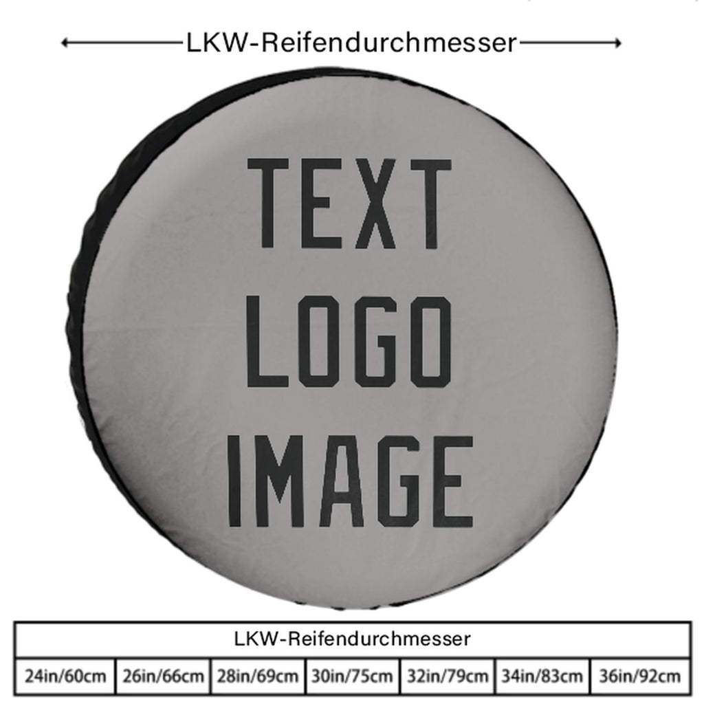 Custom Gray Black Truck Tires