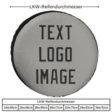 Custom Gray Black Truck Tires