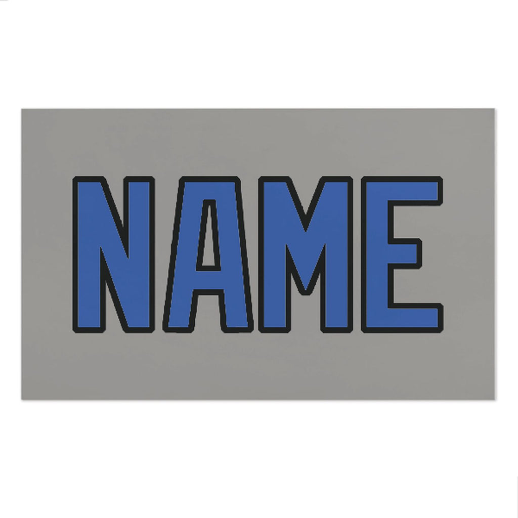 Custom Gray Sky Blue Beach Towel