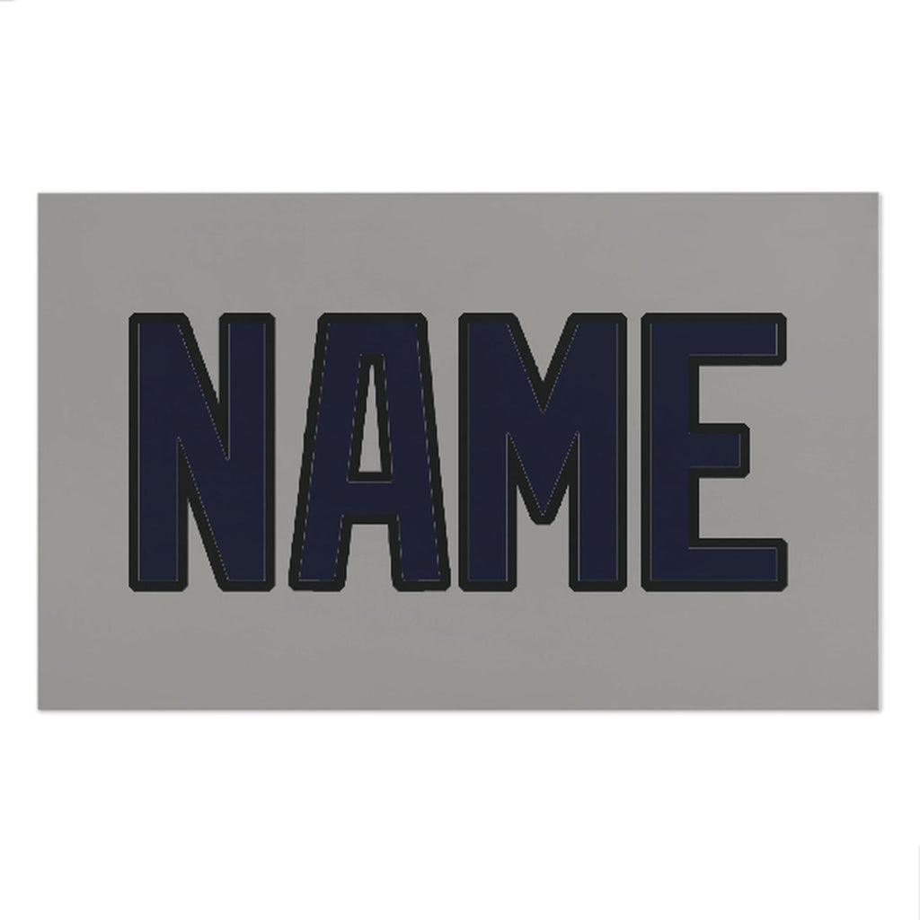 Custom Gray Navy Beach Towel