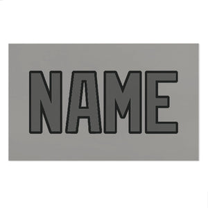 Custom Gray Dark Grey Beach Towel