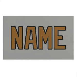 Custom Gray Khaki Beach Towel